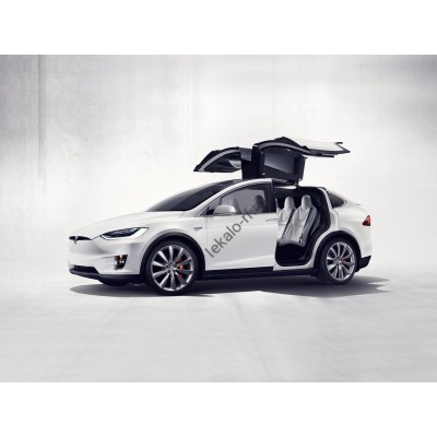 Tesla Model X 2018 - лекало салона