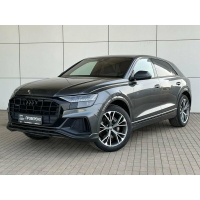 Audi Q8 2019 - лекало экрана мультимедиа