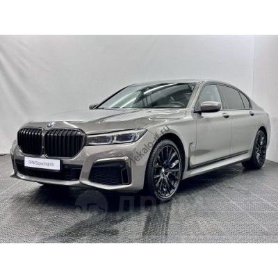 BMW 7-series (2019) m-sport - лекало экрана мультимедиа
