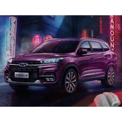 Chery Tiggo 8 (2020) - лекало экрана мультимедиа