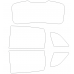 Chevrolet Captiva - 1 поколение, 2006-2018 - лекало на задние стекла