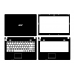 Acer Aspire  4750 - 4752 лекало для ноутбука