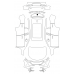 Geely Atlas 2025 полный кузов - лекало для кузова