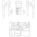 Geely Atlas 2025 - лекало салона