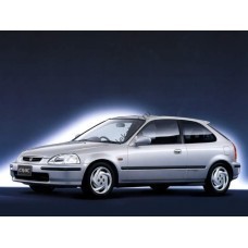 Honda Civic coupe 3d, 6 поколение 1996-2001 лекало переднее боковое стекло