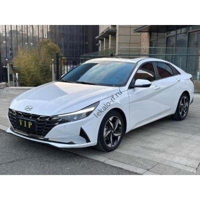 Hyundai Elantra 2021 - лекало экрана мультимедиа