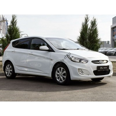 Hyundai Solaris - 1 поколение до 2017 хетчбэк - лекало на задние стекла