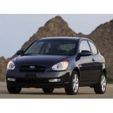 Hyundai Accent хэтчбек 3 дв., 3 поколение, MC (03.2006 - 04.2007) лекало переднее боковое стекло