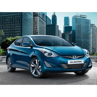 Hyundai Elantra 5 поколение, 2011-2015 седан - лекало на задние стекла