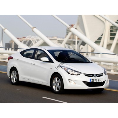 Hyundai Elantra 5 поколение, 2011-2015 - лекало на лобовое стекло