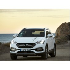 Hyundai Santa Fe - 3 поколение (DM), 2012-2017 - лекало на задние стекла