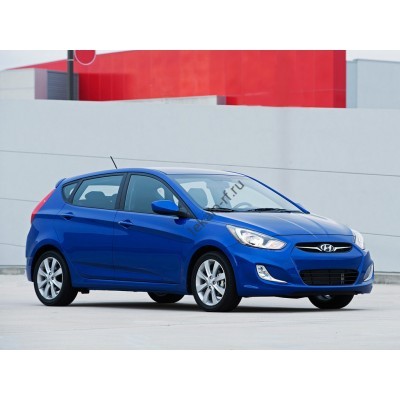 Hyundai Solaris - 1 поколение до 2017 Лекало переднего бокового стекла