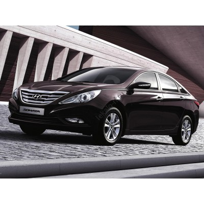 Hyundai Sonata 6 поколение, YF (08.2010 - 02.2013) - лекало на лобовое стекло