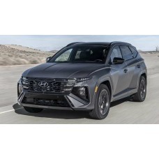 Hyundai Tucson 2025 фары и решетка - лекало для кузова