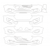 Hyundai Santa Fe (2015) бампер - лекало для кузова