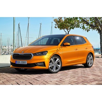 Skoda Fabia 4 поколение (05.2021 - н.в.) - лекало на задние стекла