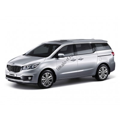 Kia Carnival 3 поколение YP 04.2014 - н.в Лекало переднего бокового стекла