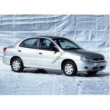 Kia Rio 1 (2000-2005) - лекало для ЕВА ковриков салона