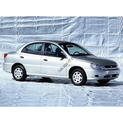 Kia Rio 1 (2000-2005) - лекало для ЕВА ковриков салона