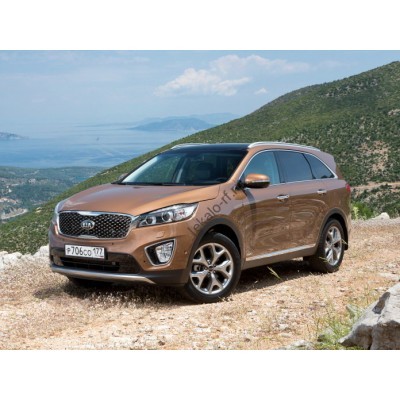 Kia Sorento 3 поколение, UM (08.2014 - 2020) - лекало на задние стекла