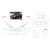 Kia Carnival (2021) перед - лекало для кузова