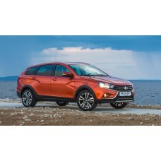 LADA VESTA SW верхний пол - лекало для ЕВА ковриков багажника авто