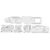 Lamborghini Urus Base (2019 - 2024) - полный кузов - лекало для кузова