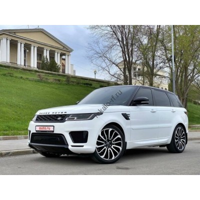 Land Rover RANGE ROVER sport 2018 v3 - лекало экрана мультимедиа