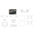 Lexus LX 600 2022 перед и пороги - лекало для кузова