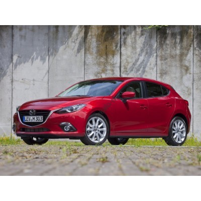 Mazda 3 - 3 поколение BM (2013 - 2019) хетчбек - лекало на задние стекла