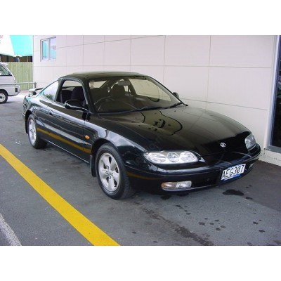 Mazda MX-6 купе, 2 поколение, GE (01.1992 - 12.1995) - лекало на задние стекла