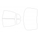 Mazda 6 - 1 поколение, GG 2002-2008 - лифтбек - лекало на задние стекла