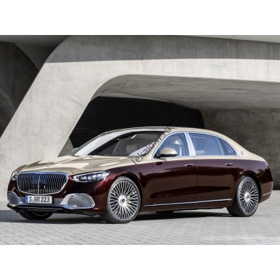 Mercedes-Benz S Maybach 2021 хром и глянец - лекало для кузова