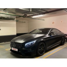 Mercedes-Benz S AMG Coupe 2018 - лекало экрана мультимедиа