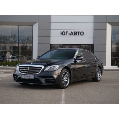 Mercedes-Benz S-Class 2019 - лекало экрана мультимедиа