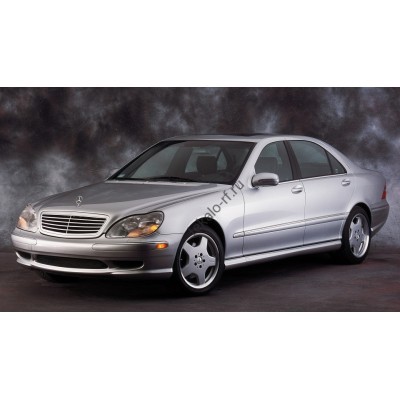 Mercedes-Benz W 220 Shot 1998-2005 лекало для ковриков салона