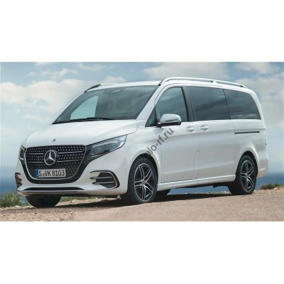 Mercedes-Benz V AMG 2024 - лекало экрана мультимедиа