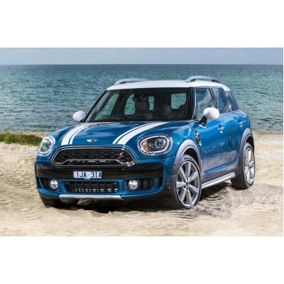 Mini Countryman 2017 - лекало экрана мультимедиа