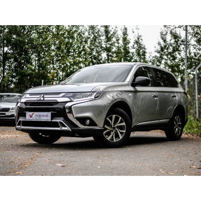 Mitsubishi Outlander (2018) перед - лекало для кузова