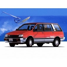 Mitsubishi Chariot (10.1988 - 07.1989) лекало переднее боковое стекло