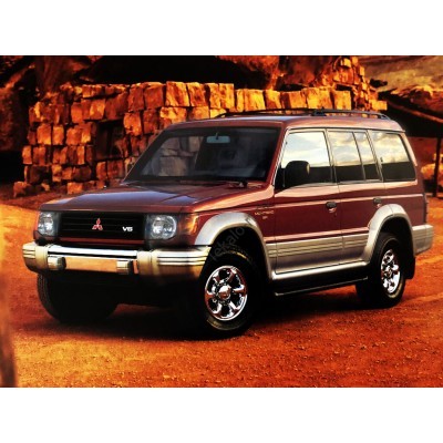 Mitsubishi Montero 5 дв., 2 поколение, V20 (01.1991 - 07.2005) - лекало на задние стекла