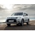 Mitsubishi Outlander 2016-2018 - лекало экрана мультимедиа