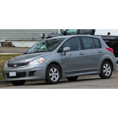 Nissan Versa хэтчбек 5 дв., 1 поколение, C11 (06.2006 - 11.2012) - лекало на задние стекла