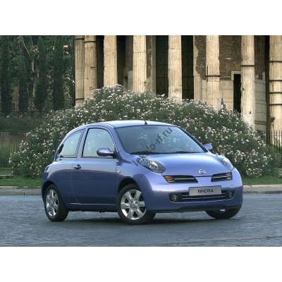 Nissan Micra (March) 3 дв., 3 поколение, K12 (11.2002 - 2010) Лекало переднего бокового стекла