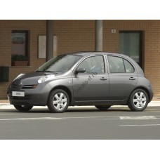 Nissan Micra (March) 2003-2010 лекало переднее боковое стекло