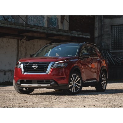 Nissan Pathfinder 5 поколение, R53 (02.2021 - 2025) - лекало на лобовое стекло