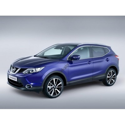 Nissan Qashqai 2 поколение, J11 2013-н.в. Лекало переднего бокового стекла