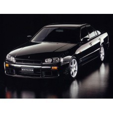 Nissan Skyline ER34 4D 1998-2001 лекало переднее боковое стекло