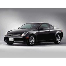 Nissan Skyline 35 coupe 2003-2007 лекало переднее боковое стекло