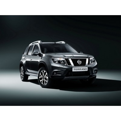 Nissan Terrano джип/suv 5 дв., 3 поколение (04.2014 - н.в.) - лекало на задние стекла